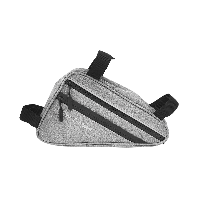 Túi tam giác xe đạp chống thấm nước băng phản quang BI-01 màu xám